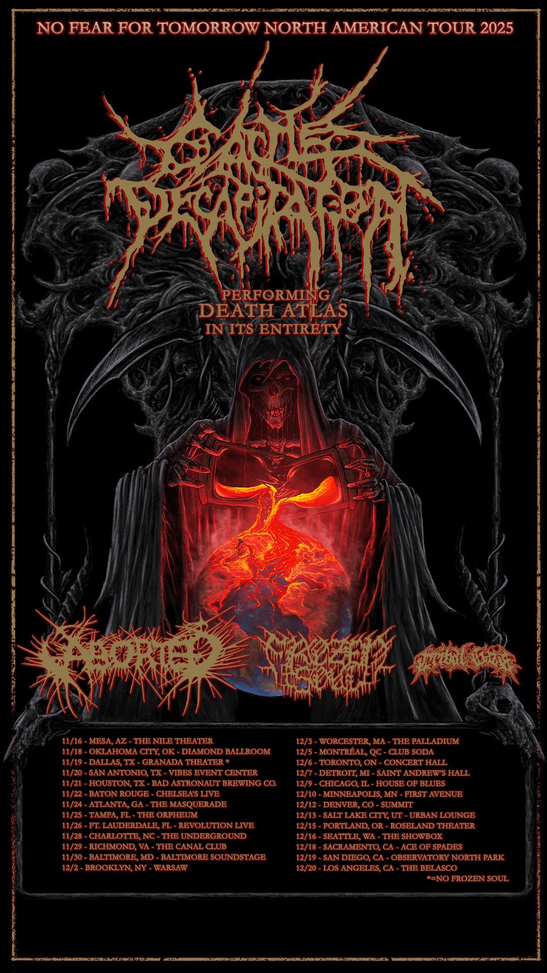 Tribal Gaze No Fear For Tomorrow Tour Poster